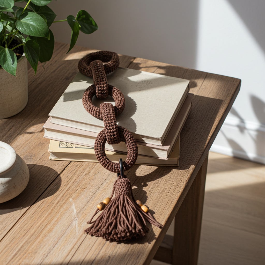 Colar de Mesa Marrom