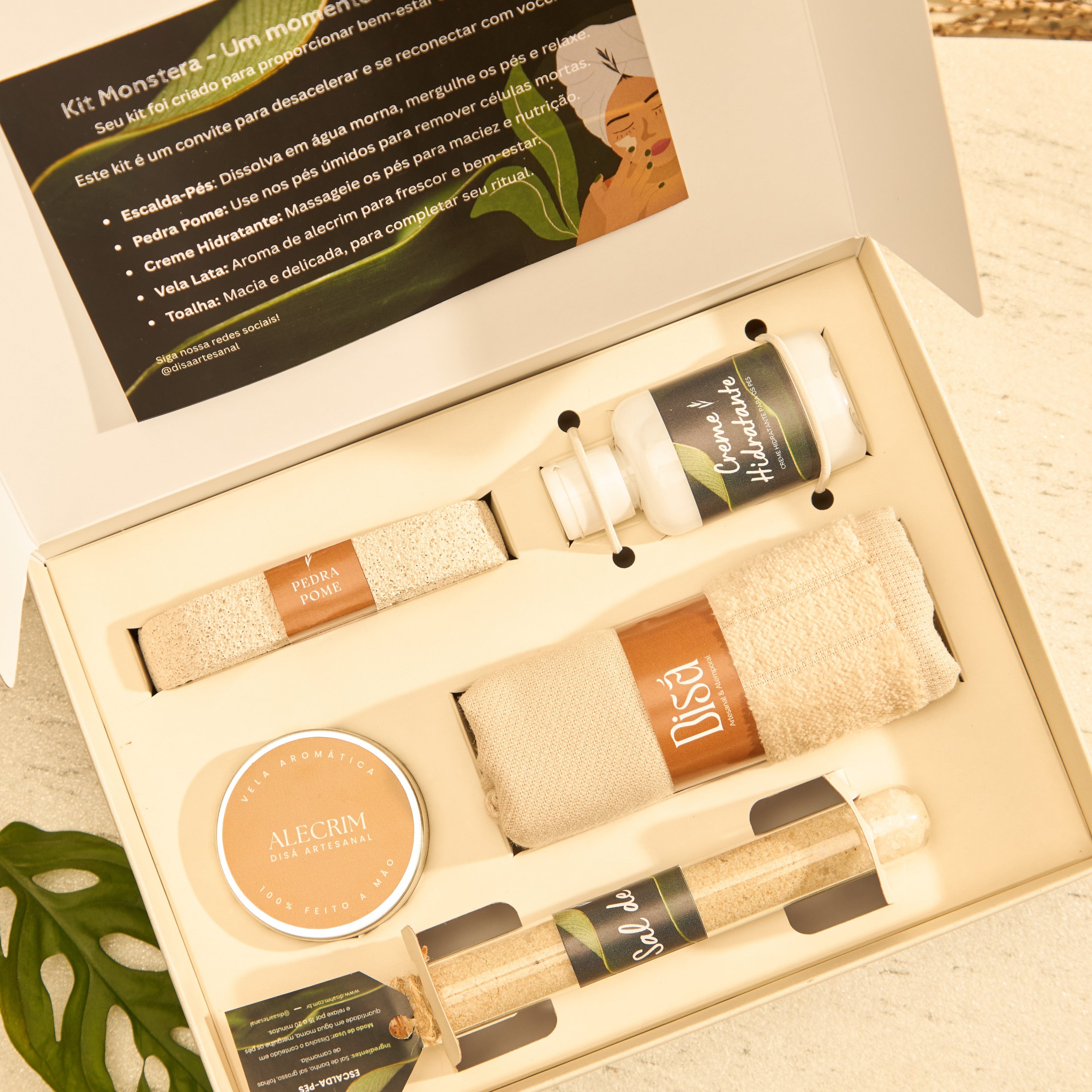 Kit Monstera - Spa em casa