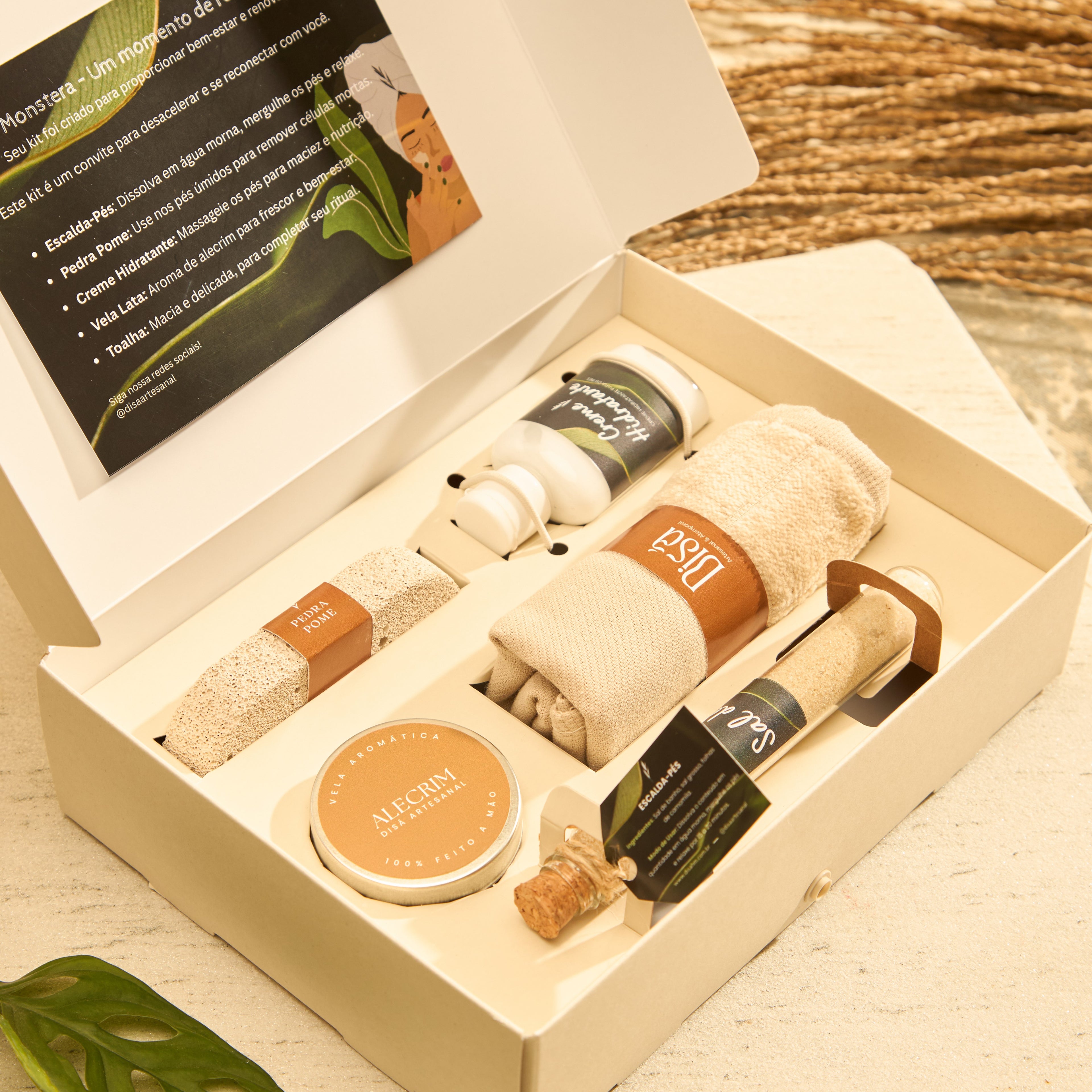 Kit Monstera - Spa em casa