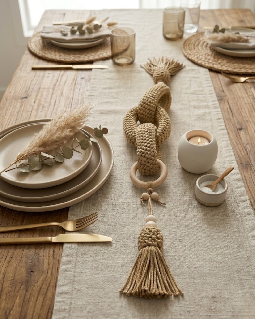 Colar de Mesa Amarelo