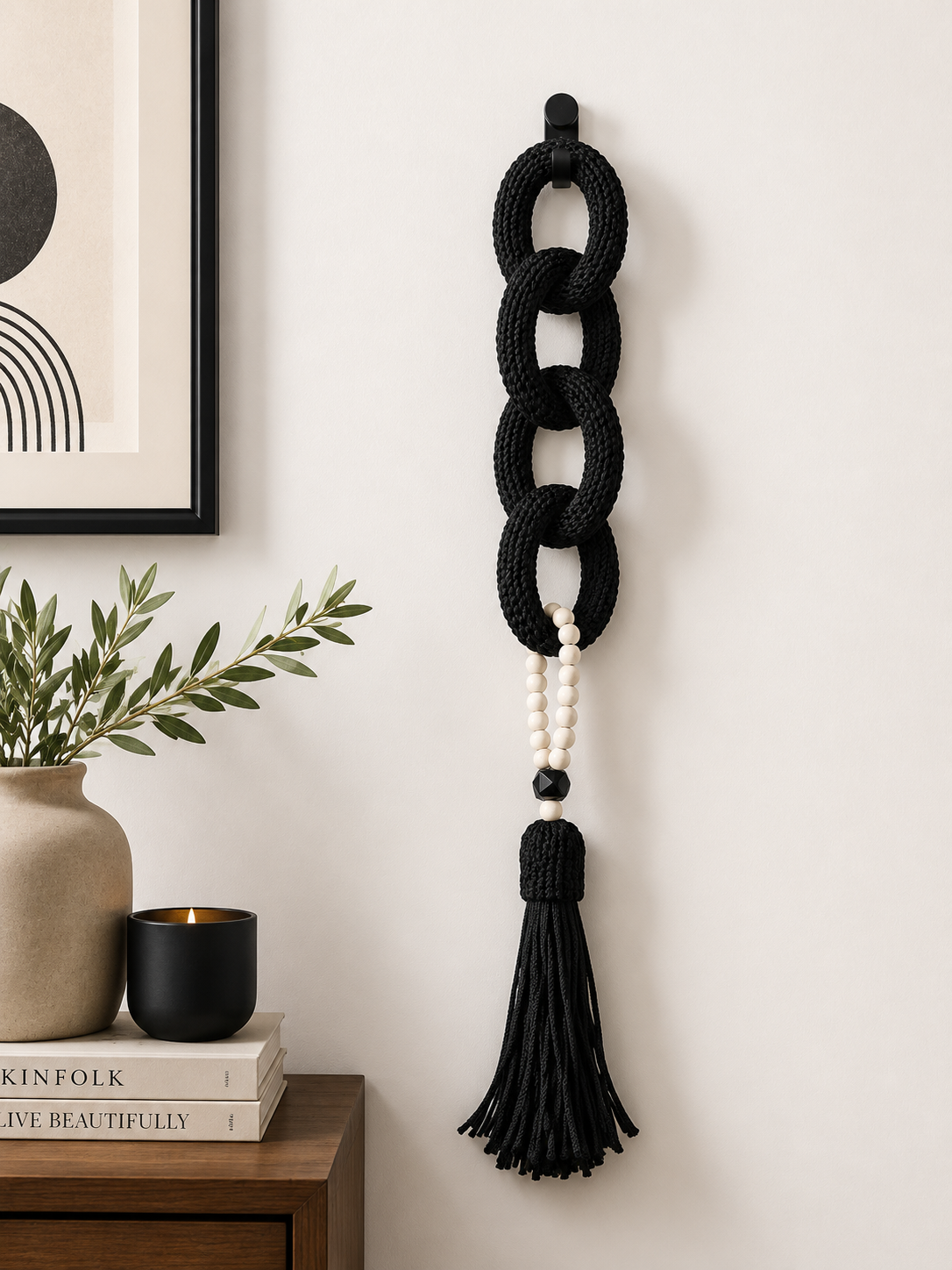 Colar de Mesa | Preto